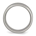 thumbnail image 2 of Titanium Black Carbon Fiber Inlay 8mm Ring Man Wedding Type Of  For Dad Mens  For Him, 2 of 11