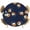 Blue, variant on Navy Blue Soccer Round Tablecloth 45-54 Inch Round Fitted Table Cloth with Elastic Edge, Orange Blue Football Sports Waterproof Table Cover Protector for Outdoor Picnic Party Dining