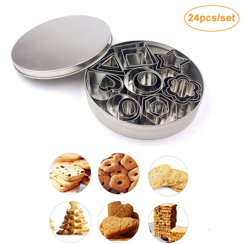 6 Pcs/Set  New Bakeware Handmade Mold Cookies Cutter Biscuit Mould Tool