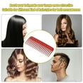 thumbnail image 2 of Unique Bargains Wide Tooth Hair Comb Hair Detangling Comb Wet and Dry Plastic Red, 2 of 6