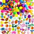 thumbnail image 1 of Huevos de Pascua precargados JOYIN, 100 unidades, con varios juguetes y pegatinas, 1 of 7
