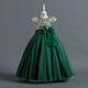 thumbnail image 3 of Vestido de niña Vestido de novia sin mangas con lentejuelas para niñas de talla mediana y grande Vestido de niña de flores Vestido de princesa de actuación Vestido largo hasta el suelo, 3 of 5