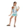 thumbnail image 4 of Little Mermaid Girls Cosplay Top and Short Set, 2-Piece, Sizes 4-12, 4 of 9