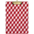 thumbnail image 1 of FMSHPON Tartan Digital Paper Clipboard Hardboard Wood Nursing Clip Board and Pull for Standard A4 Letter 13x9 inches, 1 of 7