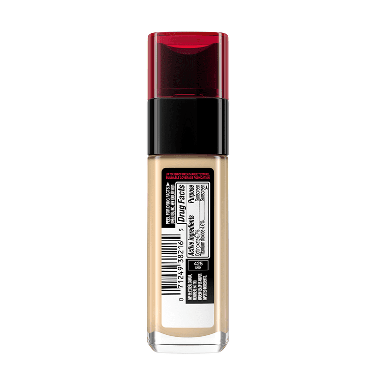 L Oreal Paris Infallible Fresh Wear 32 Hr Liquid Foundation Makeup 425 Linen 1 fl oz