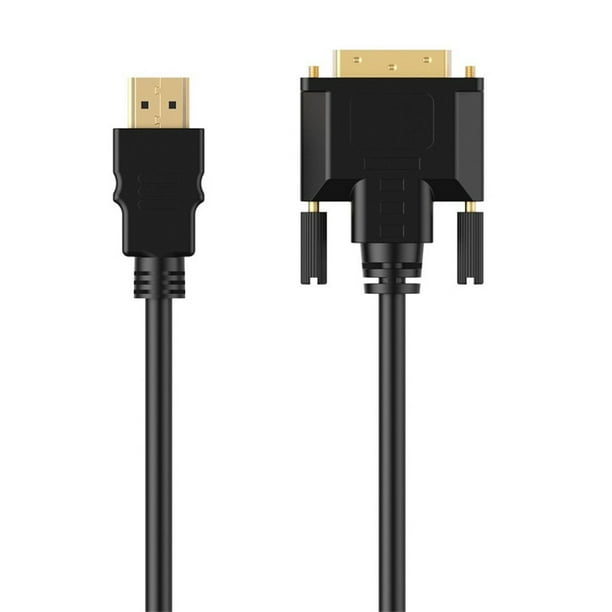 HDMI a DVI-D Cable - 6FT chapado en oro, 1080P HD de transferencia de vídeo, para el ordenador a HDTV / proyector de configuración