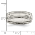 thumbnail image 4 of 925 Sterling Silver 6mm Polished Fancy Size 7 Band Ring, 4 of 4