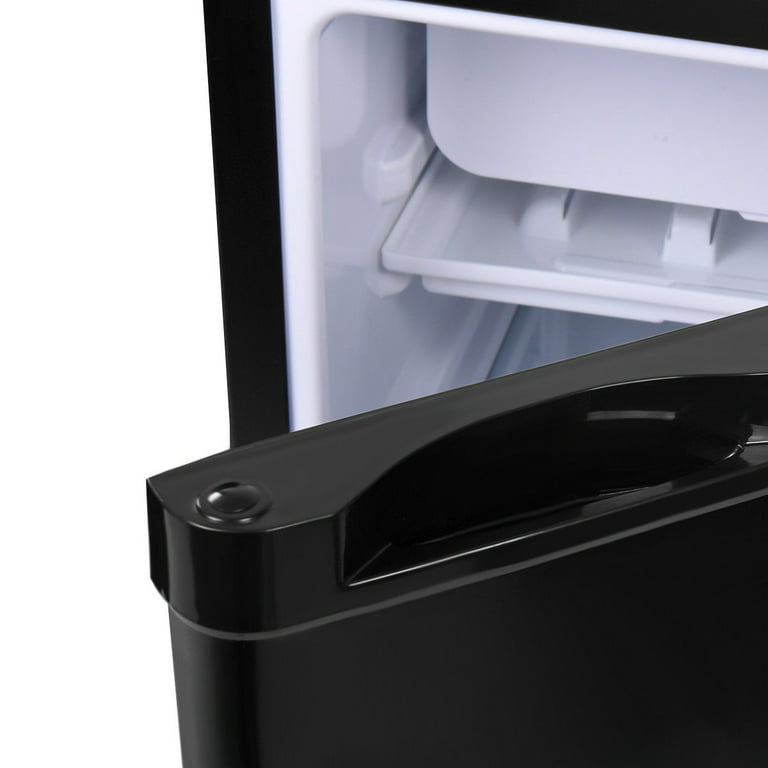 Costway 3.2 cu. ft. Compact Refrigerator Mini Dorm Small Fridge in Black  with Freezer Reversible Door GHM0190BK - The Home Depot