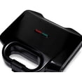 thumbnail image 3 of 2-Slice Waffle Maker with Non-Stick Coating, Easy to Clean, 700W, Black, 3 of 7