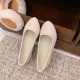 thumbnail image 6 of Viluyesy Womens Ballet Flats, Shallow Comfortable Slip-On Casual Dressy Work Office Shoes Beige US7.5, 6 of 7