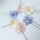 thumbnail image 5 of 6 piezas mujeres colores fiesta de baile boda nupcial flor horquillas Macarena Pin de pelo de novia, 5 of 8