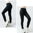 thumbnail image 5 of CHUOU Girls Stretch Leggings Yoga Pants Pants Active Tight Pants,Sizes 5T-14T, 5 of 5