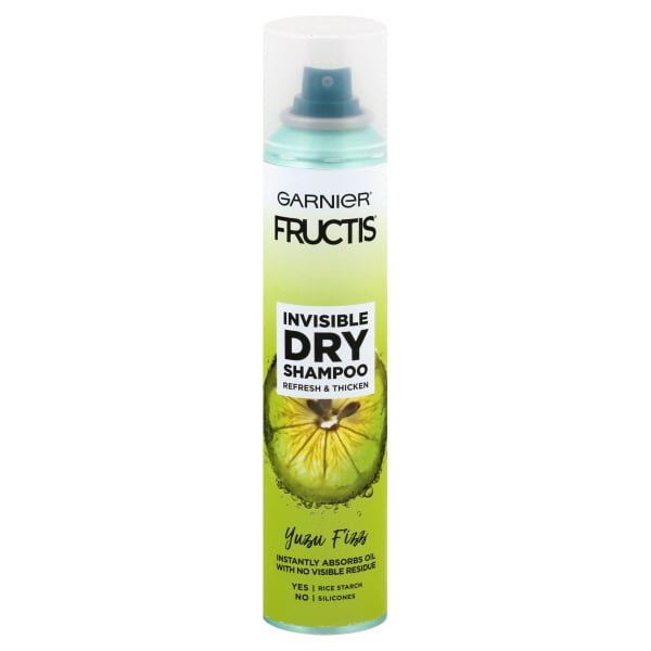 Garnier Fructis Oil Control Invisible Dry Shampoo with Yuzu Fizz, 4.4 oz
