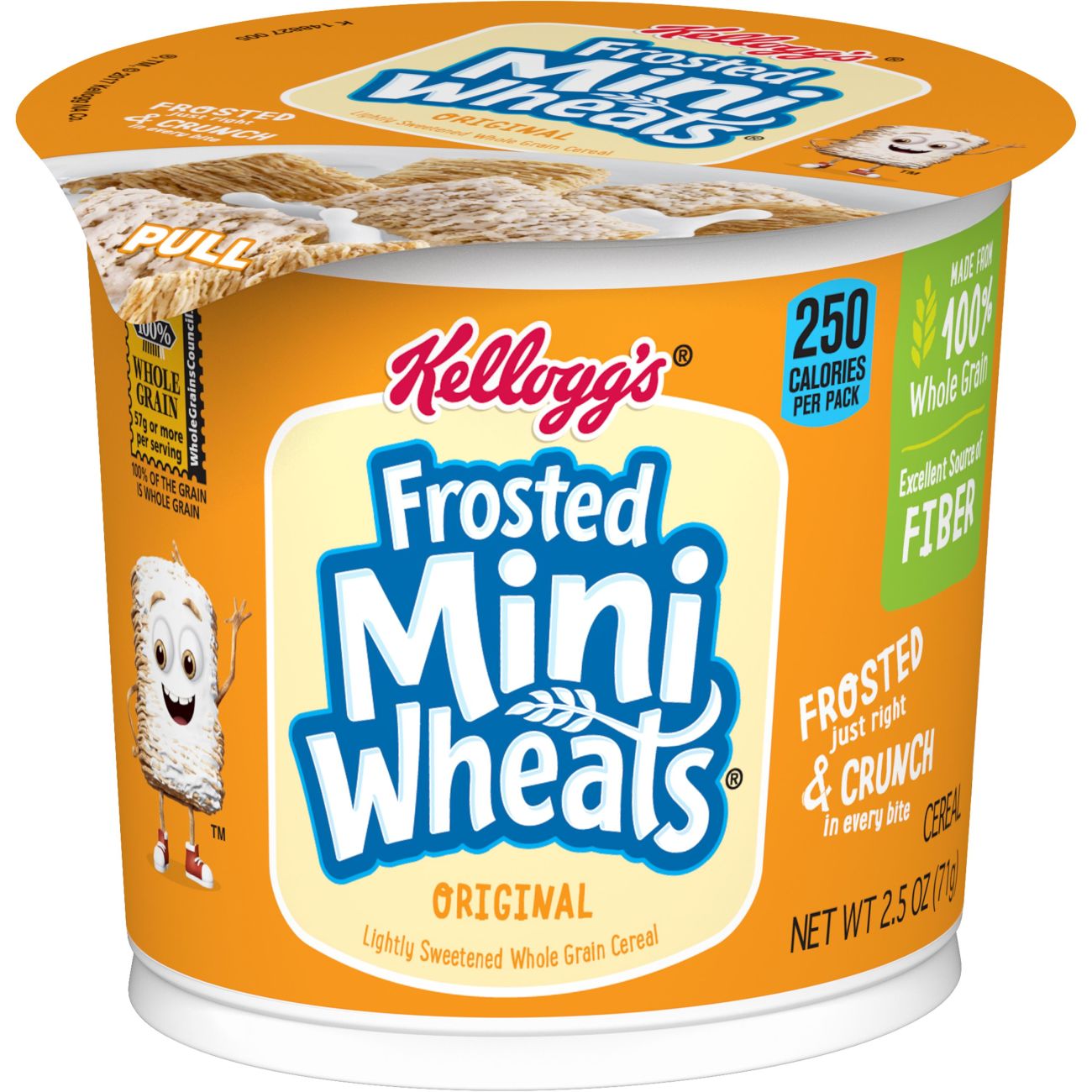 Kellogg's Breakfast Cereal, Frosted MiniWheats, Original, 2.5 Oz