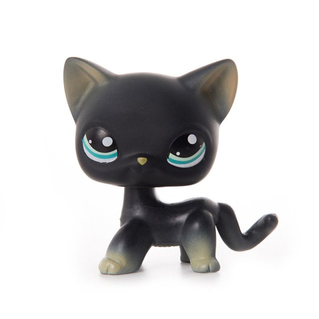 LPS – Figurine d'action à l'effigie d'animaux de compagnie à poils courts, Little Pet Shop, chat, grand danois, colley, teckel, épagneul, modèle à collectionner, cadeau idéal pour un enfant, zhangyuxiang LED
