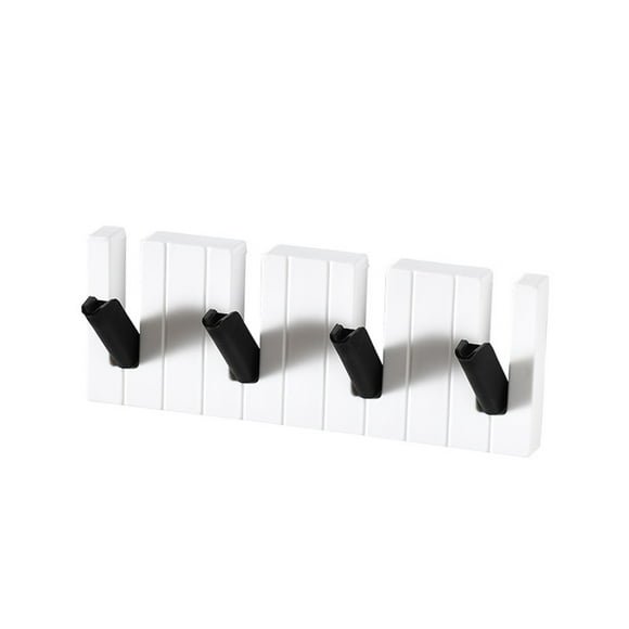 TopLLC Storage Bins Key Holder Wall, Decorative Key And Email Holder With Large Key Hook Pocket, Piano Shaped Key Holder Punch Free Key Hook Storage Bags