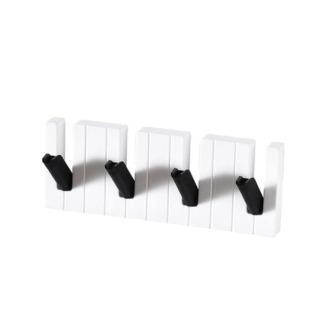 Xihbxyly Gancho para Llaves con Forma de Tecla de Piano, Soporte Magnético de Pared, Llavero Decorativo con Bolsillo, Fácil Instalación, Organizador para El Hogar, Sala de Estar, Dormitorio, Cocina,