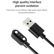 1Pc Black General Smartwatch IP68 Magnetic Suction Charger 2-pin J5K8 ID205L For Uwatch Cable Charging GT