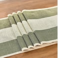 thumbnail image 4 of Table Runners 72 Inches Long for Home Decor, Boho Farmhouse Spring Table Runner, Burlap Linen Style Rustic Dining Table Decor Long, 13x72 Inches, 4 of 5