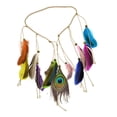 thumbnail image 1 of Diadema con Borlas Y Plumas de Pavo jinwen Boho Tassel, 1 of 4