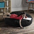 thumbnail image 4 of Jaxx 4 ft Cocoon Kids Bean Bag, Black, 4 of 5
