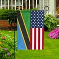 thumbnail image 2 of American Tanzania Flag Tanzanian Friendship U.S.A Memorial Day Patriotic For Garden Flag, Double-Sided Decorative Outdoor Flag, Patriotic Polyester Yard Flag 12 x 18 in, 2 of 5