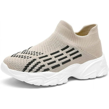

Boys Girls Fashion Walking Shoes Lightweight Breathable Socks Shoes Comfortable Non-Slip Running Shoes for Kids (Toddler/Little Kids/Big Kids)