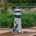 thumbnail image 4 of Wooden Lighthouse Nautical Bathroom Decor Lighthouse Figurines Decorative Lighthouse Indoor Table Centerpieces Beach Theme Home Decor, 4 of 7