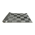thumbnail image 2 of Ahgly Company Indoor Rectangle Checkered Gray Modern Area Rugs, 6' x 9', 2 of 4