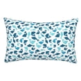thumbnail image 1 of Fotbe Cute Shark Funda de Almohada Decorativa Estilo Occidental, Lujo en Algodón, Fundas para Almohadas King, Cojín Estampado para Decoración del Hogar-20"x30", 1 of 6