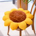 thumbnail image 2 of 40/50/70CM 1pc Stuffed Sunflower Plush Plant Seat Cushion Flowers Decor Pillow Props For Sofa Chair Indoor FloorYellow70cm Deng Xun unisex, 2 of 2