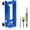 Blue, variant on Door Jamb Hinge Jig, Aluminum Alloy Door Hinge Template for Router,Door Hinge Router Jig Fits Door Hinges from 2.5" - 5" Length,1/4" Radius,5/8" Radius and Types of Square (Red)