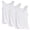White#45319MM, variant on AHMOMEI 3 Pack Womens Sleeveless Scoop Neck Tank Top Seamless Slim Fit Camisole Cotton Tank Tops for Women Racerback Woman Shirts Light Blue XXL