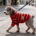 thumbnail image 4 of Plaid Dog & Cat T-Shirt with Heart Patch, Breathable Summer Pet Clothes for Small/Medium Breeds, Soft & Comfortable, Assorted Colors, 4 of 5