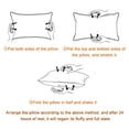 thumbnail image 4 of XIBUFE Tiny Pillows,2 Pack Microfiber Soft Small Pillows Machine Washable Travel Pillows 11 X 7 Inches Small Travel Pillow,White, 4 of 7