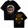 thumbnail image 3 of 2 Sided Ghost of Yotei Graphic T-Shirt, Anime Atsu Japan Unisex Tee, Gift for Gaming Lover, 3 of 5