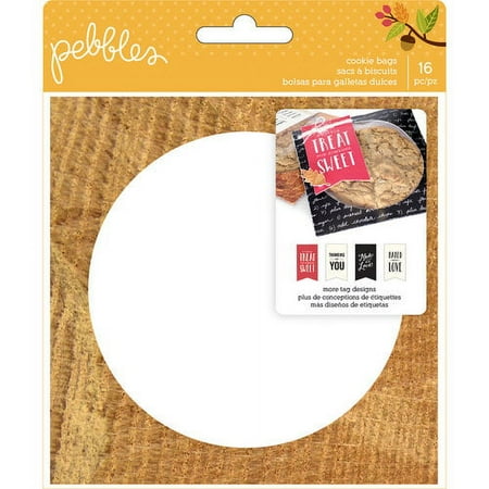 Harvest 5"X5" Cookie Bags W/Tag Labels 8ea-