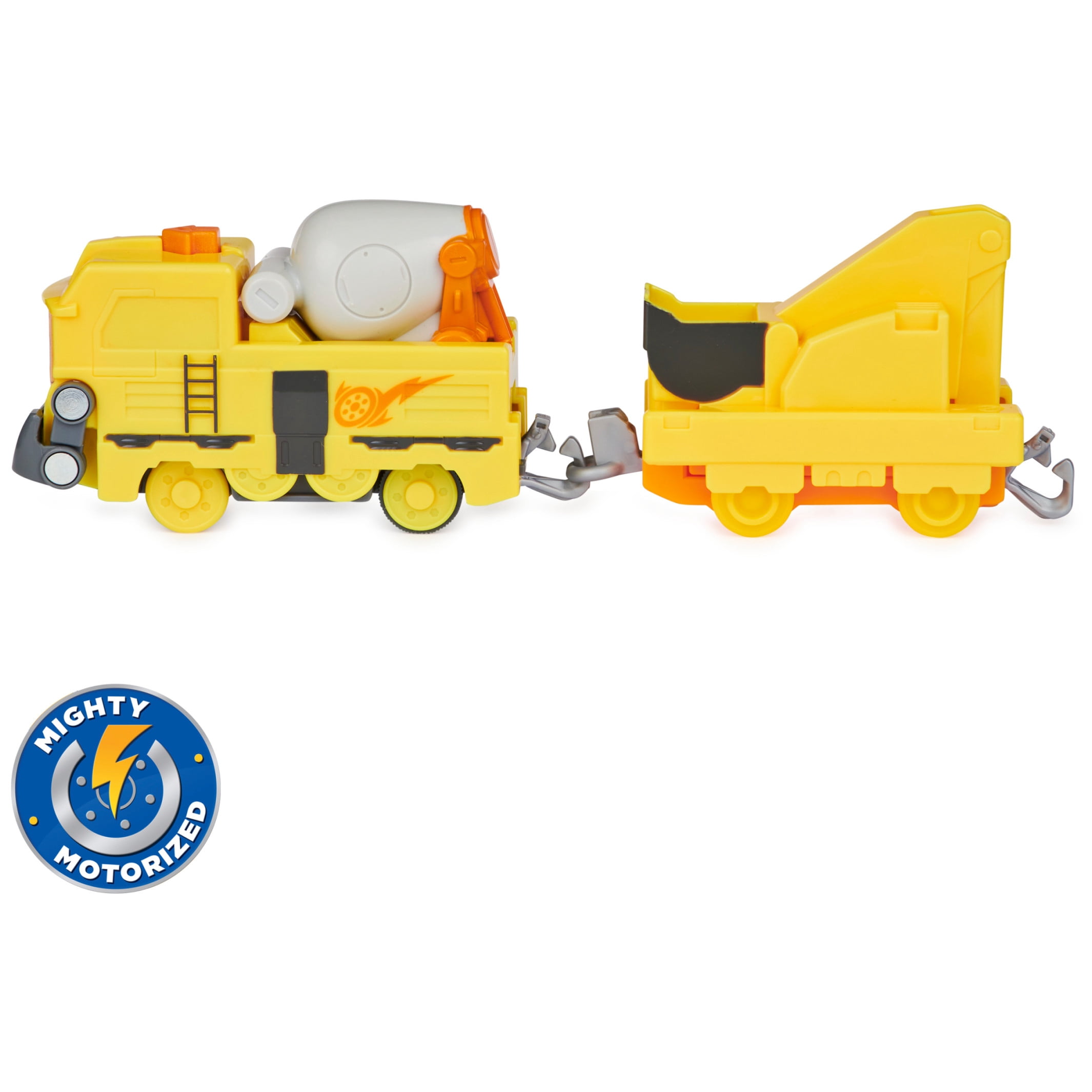 Mighty Express, Build-It Brock Motorized Toy Train with Working Tool and Cargo Car, Kids Toys for Ages 3 and up