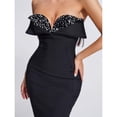 thumbnail image 1 of Sujetador de encaje soluble en agua con bordado en V profundo para mujer, ropa interior sexy ultrafina de estilo francés, sin espalda, 1 of 5