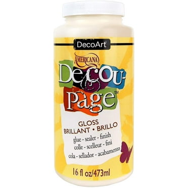 DecoArt Americana, Decoupage, Gloss, 16 oz