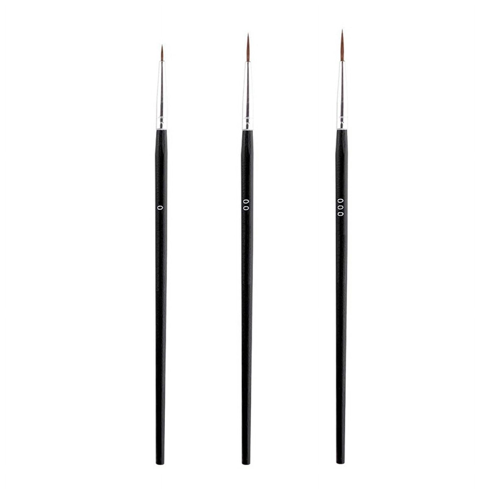 240pcs Detail Paint Brushes, Fine Tip Paint Brush with 3 Sizes 0 00 000 Mini Tiny Miniature Fine Paint Liner Brush