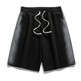 thumbnail image 4 of Styesk Mens Shorts Men's Solid Color Casual Holiday Breathable Shorts Pockets Pants, 4 of 6