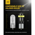 thumbnail image 3 of AUXITO 194 LED Bulbs 168 175 2825 W5W T10 24-SMD 3014 Chipsets 6000K White for Car Dome Map Door Dash Instrument Courtesy License Plate Interior Lights Pack of 2, 3 of 7