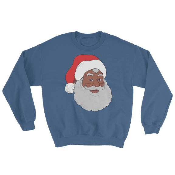 Black Santa Unisex Sweatshirt