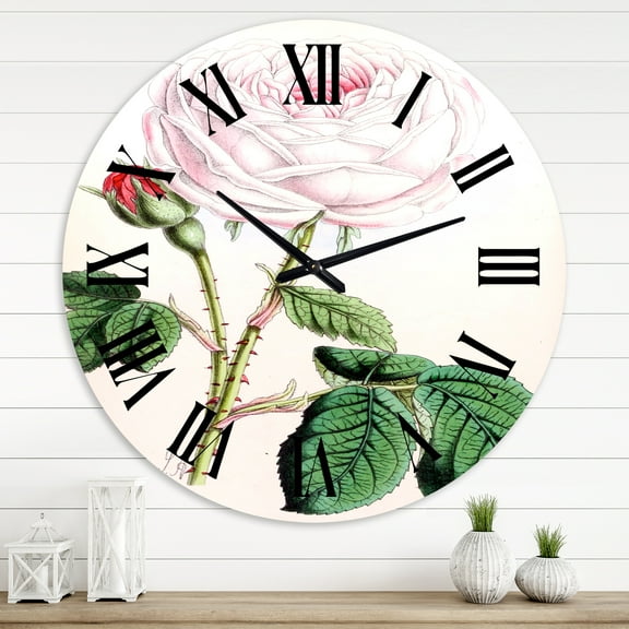 Designart 1 in Quartz Traditional Wall Clock