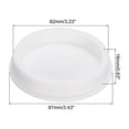 thumbnail image 2 of Uxcell 1Pcs High Temp Silicone Plug T Type Silicon Stopper White 3.43x0.63x0.15", 2 of 7