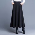 thumbnail image 4 of Women's Casual Dress Fashion Swing Skirt High Waist Business A Line Ladies Large Flowy Comfortable Elegant Summer Wear Womens Casual Trendy Midi Dresses, 4 of 6