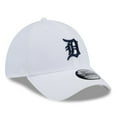thumbnail image 3 of Men's New Era White Detroit Tigers 39THIRTY Flex Hat, 3 of 6