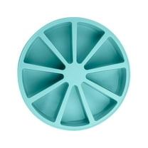 Lcxifdre 9-Cavity Silicone Scone Baking Mold, Wedge Portion Cake Mold Pan, Pie Cake Pan Cornbread Baking Mold, Silicone Pie Pans for Bread Polenta