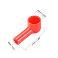 thumbnail image 2 of Uxcell 1.85''x0.71''x0.98'' Battery Terminal Insulating Rubber Covers Red Black 5 pairs, 2 of 2